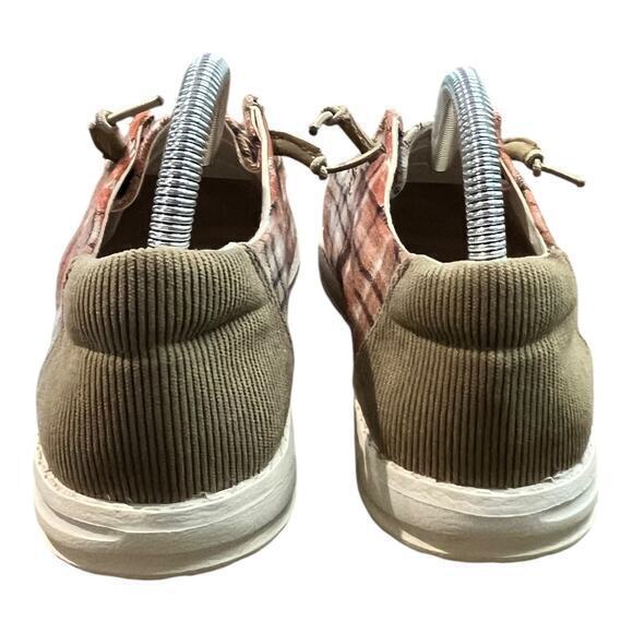 True Craft Plaid‎ Corduroy Slip On Comfortable Shoes Women Size 7.5 - Picture 4 of 11
